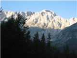 jutranje sonce je posvetilo na Mangrt